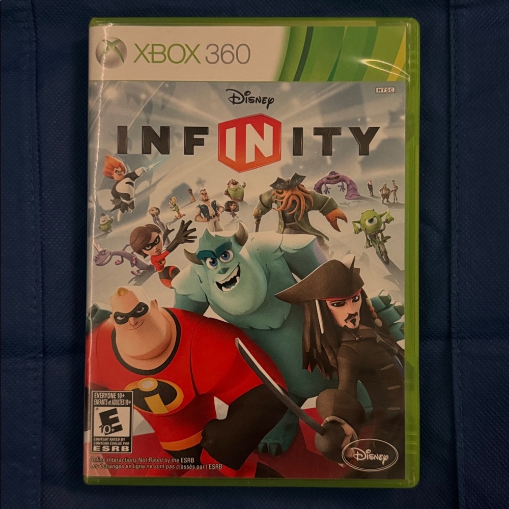 Disney Infinity Xbox 360 Game with Red and Green Cover